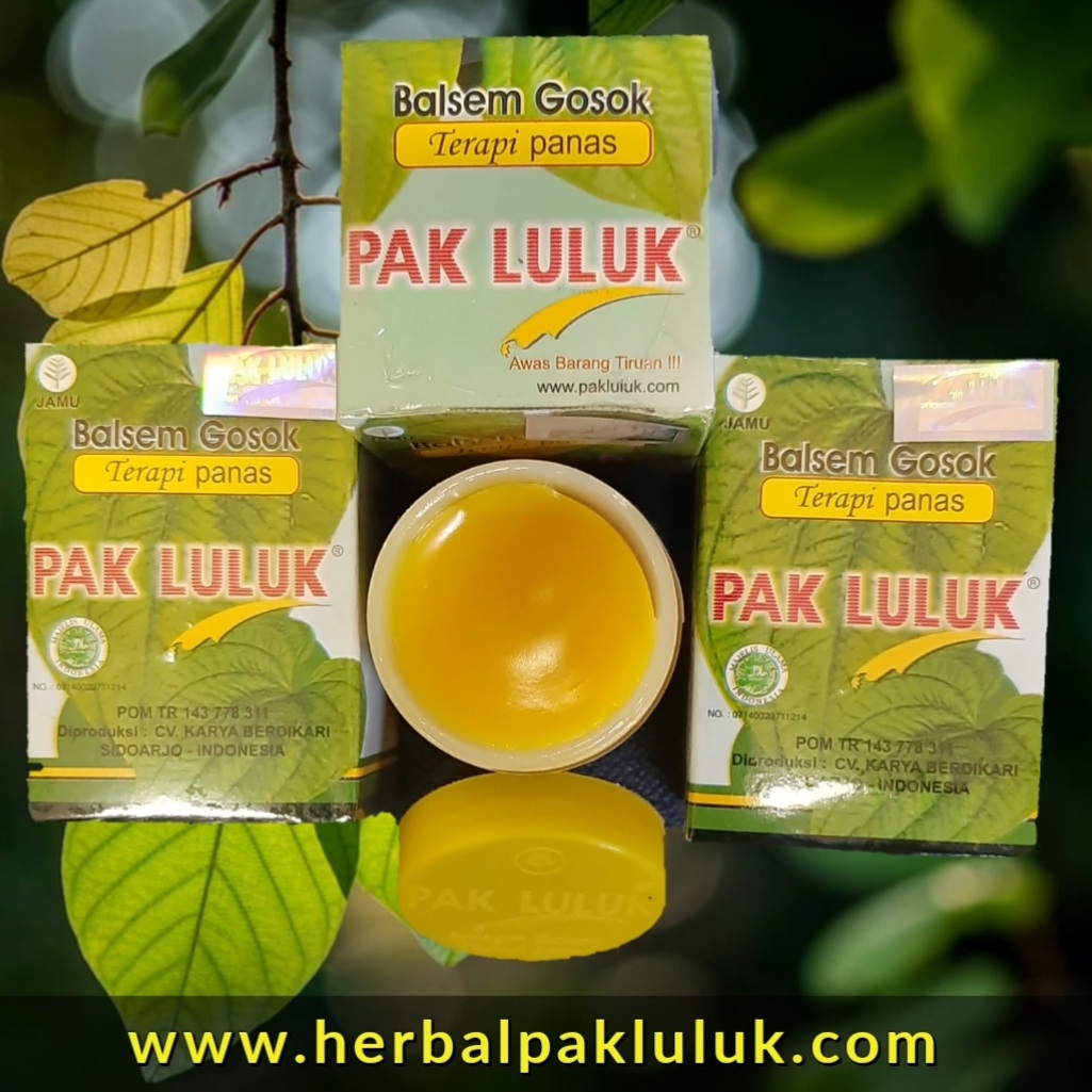 Balsem Herbal Panas Hangat Melancarkan Peredaran Darah Tubuh