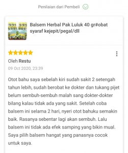 balsem herbal terapi tubuh