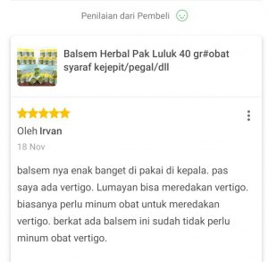 balsem herbal terapi tubuh