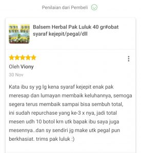 balsem herbal terapi panas hangat